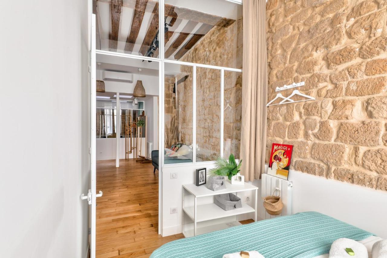New Stunning 4 Bdrs Apt, With Ac - Le Marais Paris Dış mekan fotoğraf